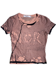 Christian Dior SS06 Trompe L’oeil Mesh Print Tee