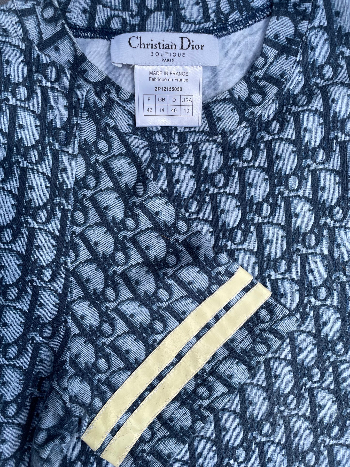 Christian Dior FW01 Diorissimo Trotter Monogram Tee