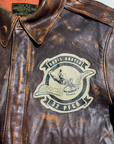 Avirex "Skull Angels" Type A2 Leather Bomber Jacket