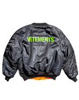 Vetements x Alpha Industries SS18 Emoji Reversible Bomber