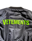 Vetements x Alpha Industries SS18 Emoji Reversible Bomber