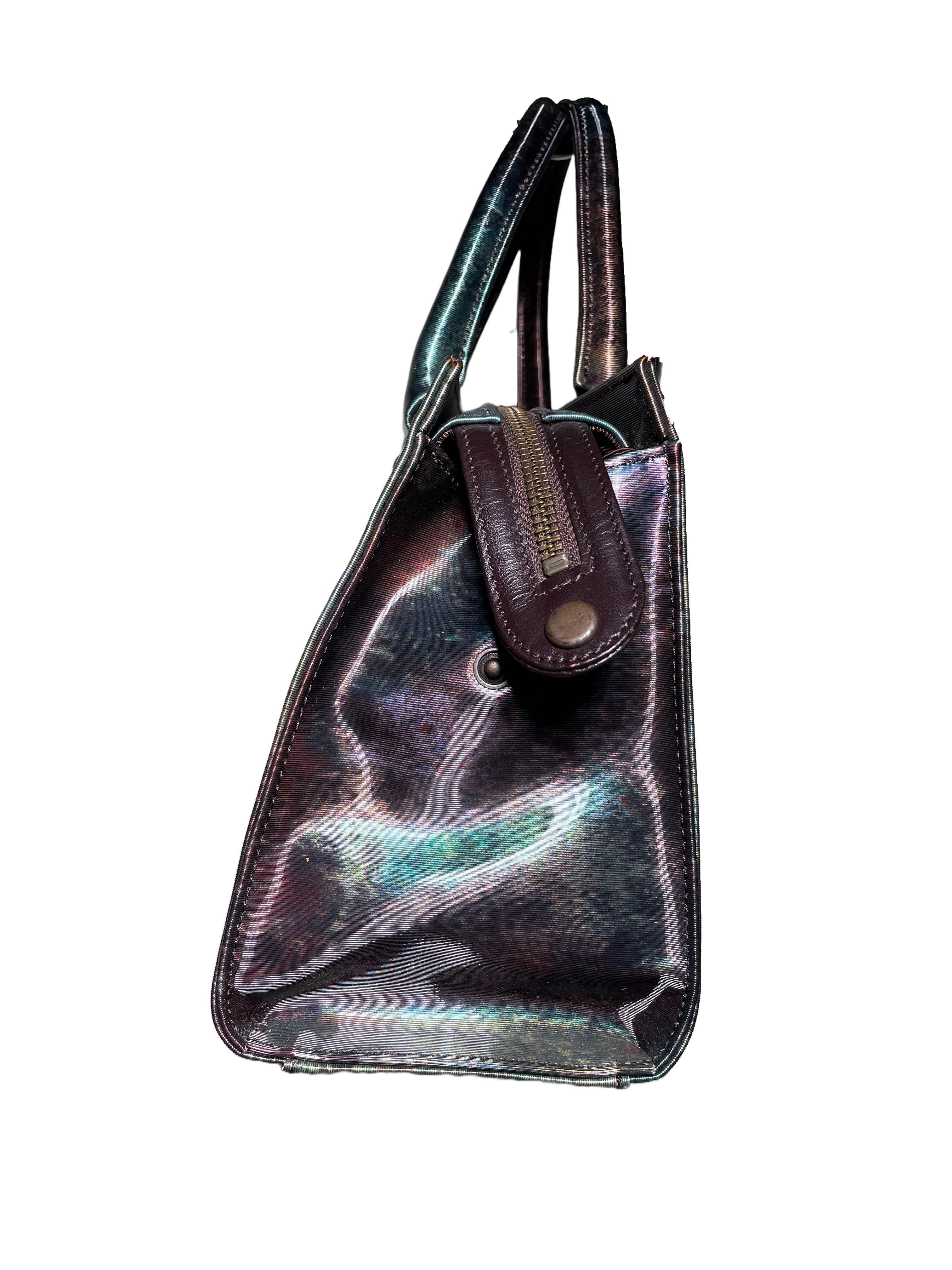 Vintage Jean Paul Gaultier Cyber Iridescent Color Vegan
