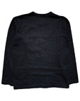 Comme Des Garçons Homme AW01 Black Split Logo Long Sleeve