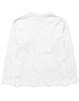 Comme Des Garçons Homme AW01 White Split Logo Long sleeve
