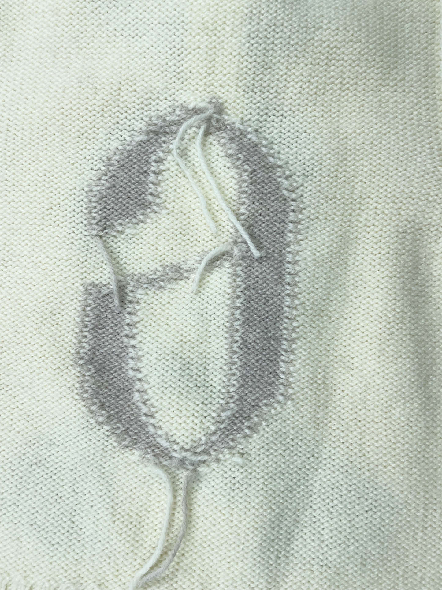 Margiela MM6 Face-Intarsia Wool Vest