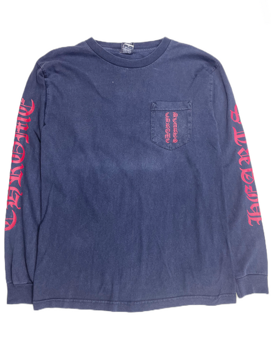 2004 Chrome Hearts Script Logo LS Tee