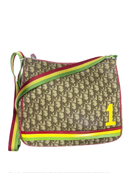 Christian Dior SS04 Rasta Oblique Messenger Bag