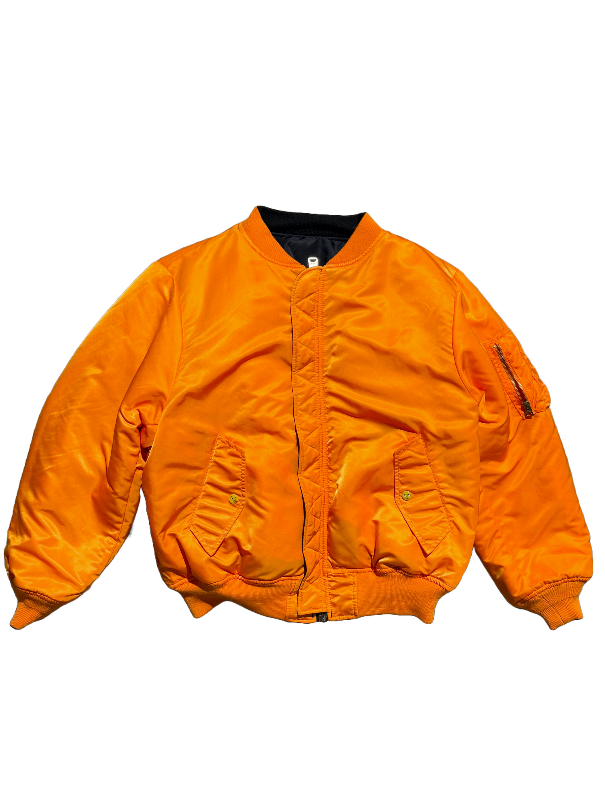 Vetements x Alpha Industries SS18 Emoji Reversible Bomber