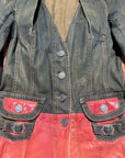 Christian Dior SS06 Denim & Leather Jacket