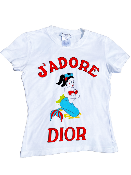 Christian Dior SS02 Holiday Cruise J’Adore Mermaid Tee