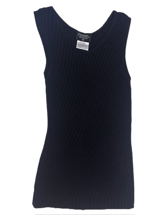 Chanel Boutique Sleeveless Knit Mini Dress