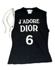 DIOR by John Galliano SS01 "J'Adore Dior 6" Zipper Tank Top