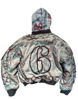 Mowalola Hooded Graffiti Bomber