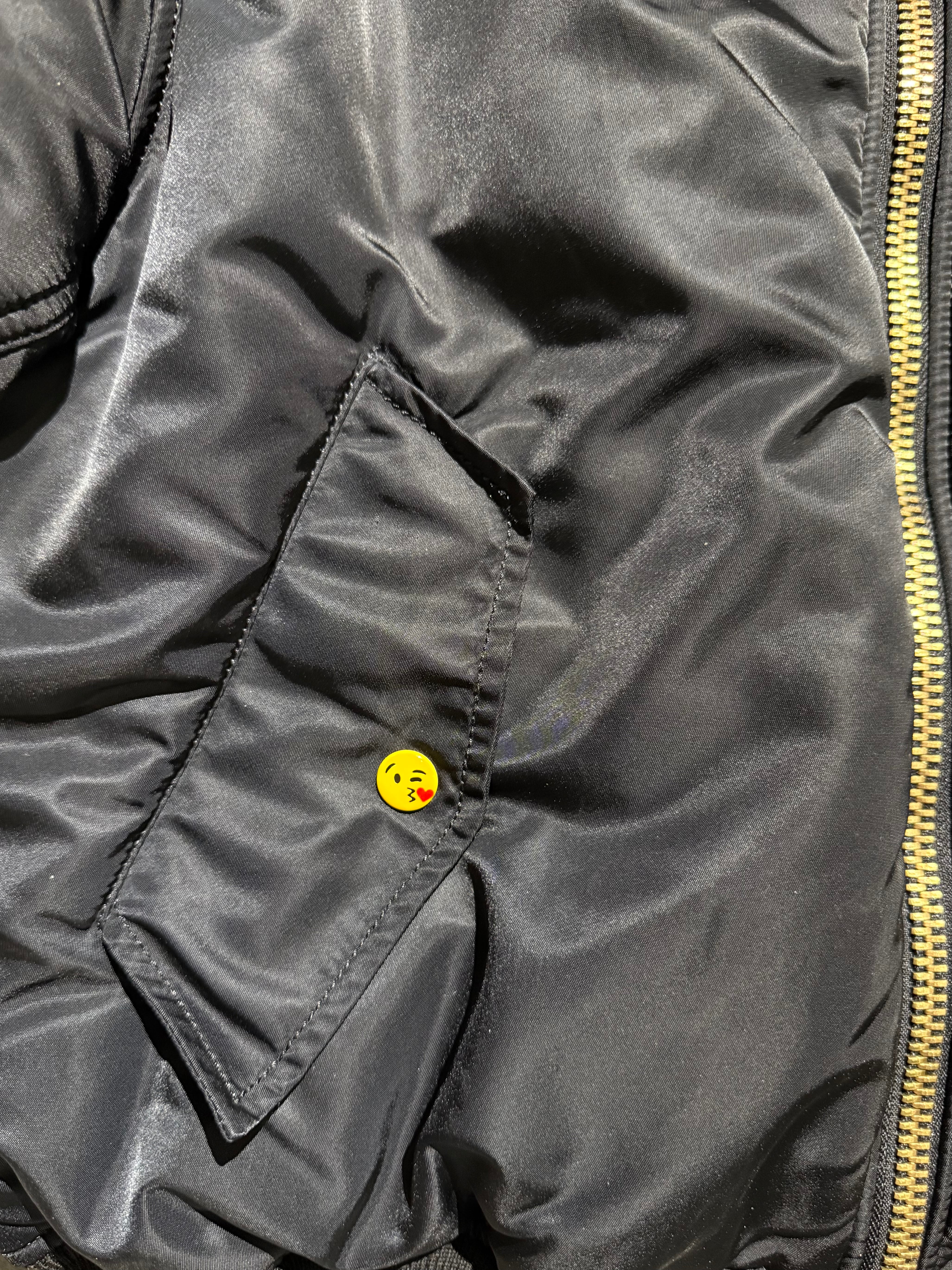 Vetements x Alpha Industries SS18 Emoji Reversible Bomber