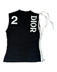 DIOR by John Galliano SS01 "J'Adore Dior 6" Zipper Tank Top