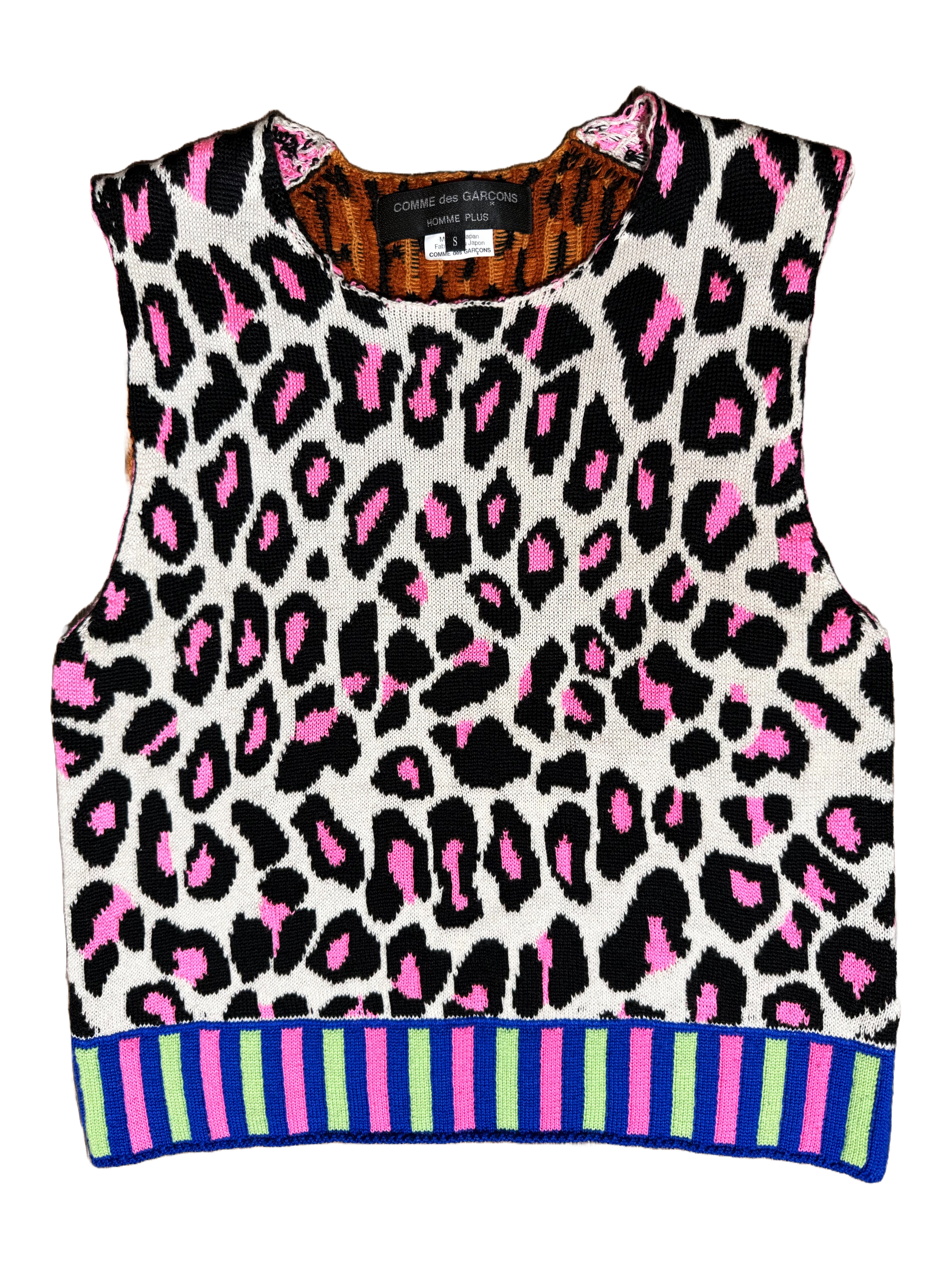 Comme Des Garçons Homme Plus SS18 Leopard Print Vest – Yours and Ours