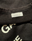 Comme Des Garçons Homme AW01 Black Split Logo Long Sleeve