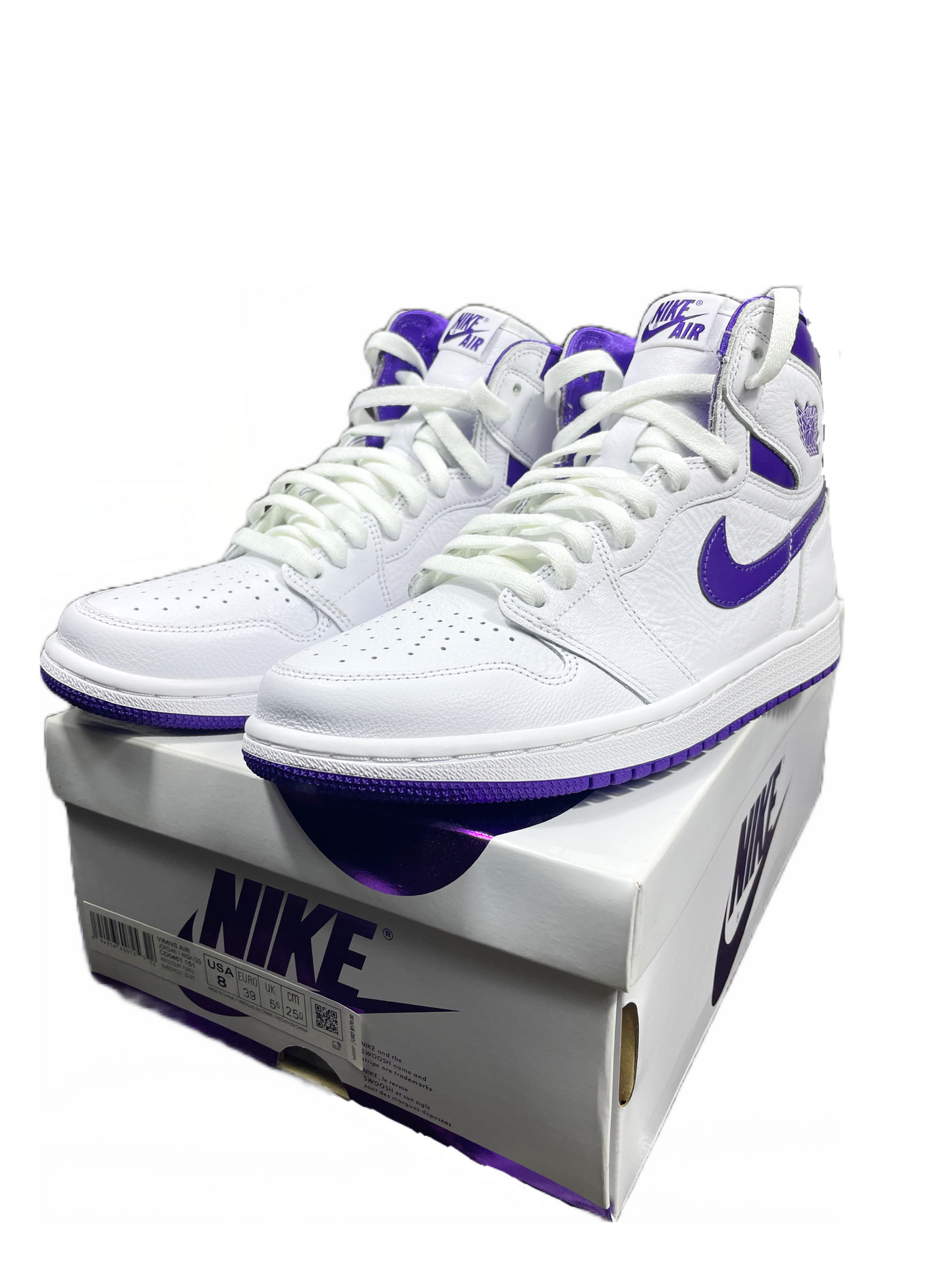 Jordan 1 WMNS Court Purple